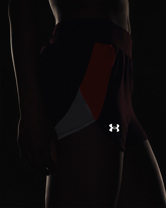 Women's UA Fly-By Elite High-Rise Shorts, Maroon, pdpMainDesktop image number 4